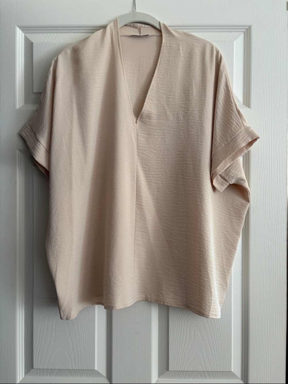 JODIFL Short Sleeve Top in Light Beige